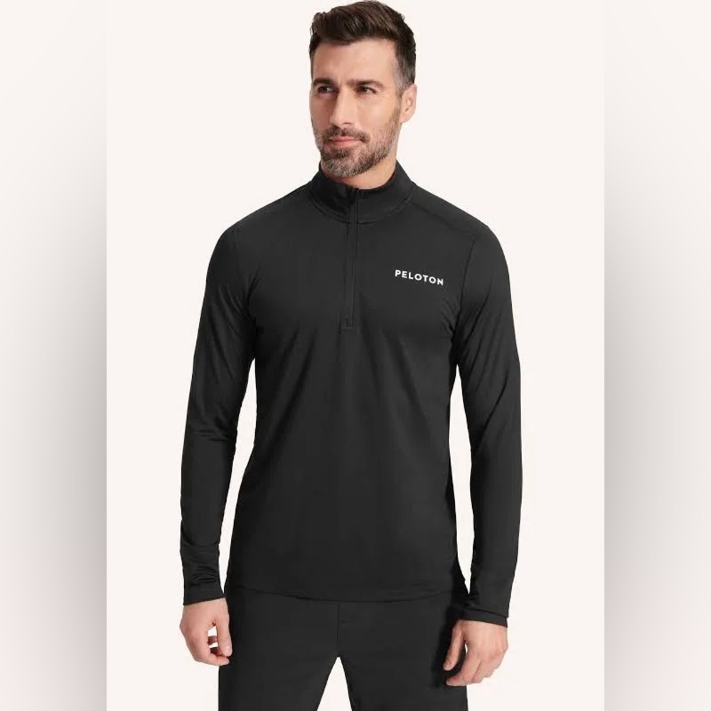 MENS Peloton Warm Up 1/4 Zip Long Sleeve